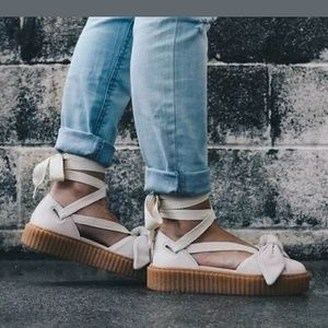 Fenty Puma by Rhianna Sandal Size 7 Oatmeal